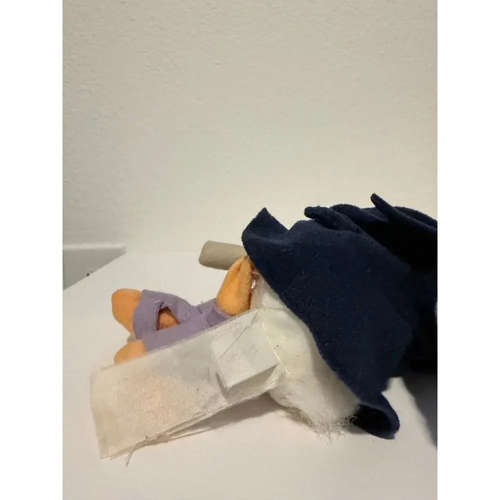 Disney Store Christmas Carol Ebenezer Scrooge McDuck Bean Bag Plush vintage 10”